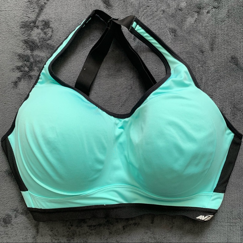 38DDD Teal Medium Support Sports Bra
